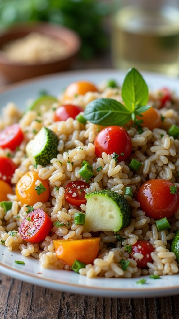 Mediterranean Wild Rice Salad Refresh