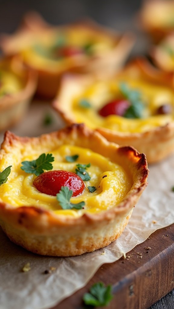Mini Quiches for Party Appetizers