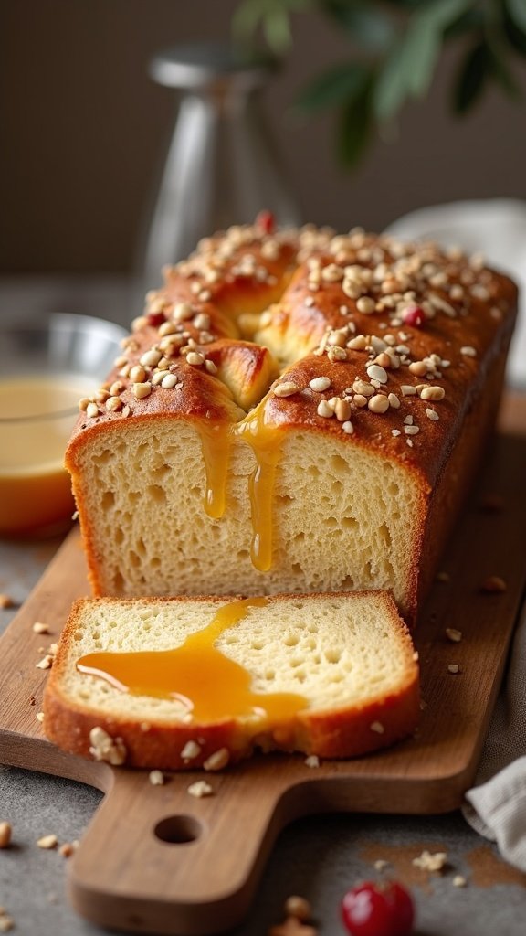 Nutty Maple Syrup Breakfast Bread