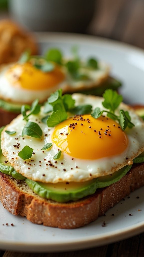 Protein-Packed Avocado Egg Toast
