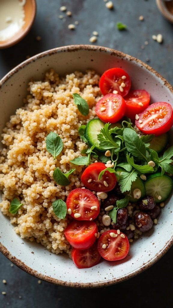 Quinoa and Brown Rice Power Bowl