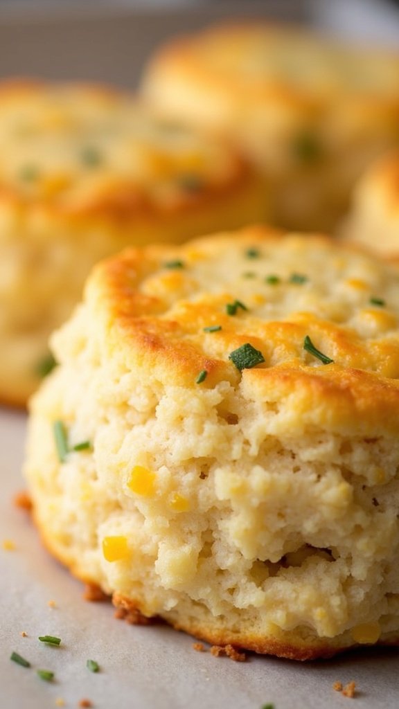 Savory Cheddar Chive Biscuits