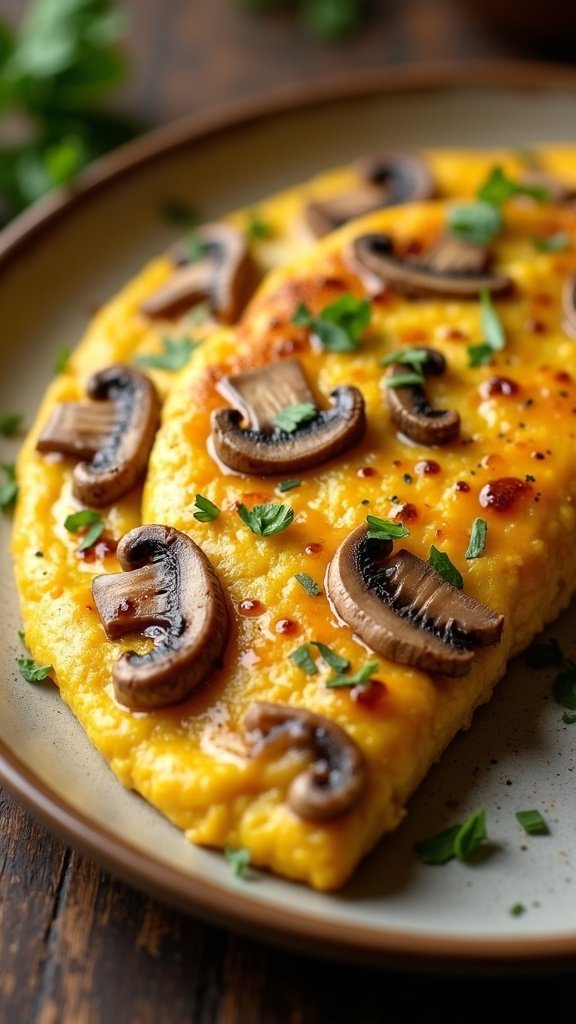 Savory Mushroom Omelette Supreme