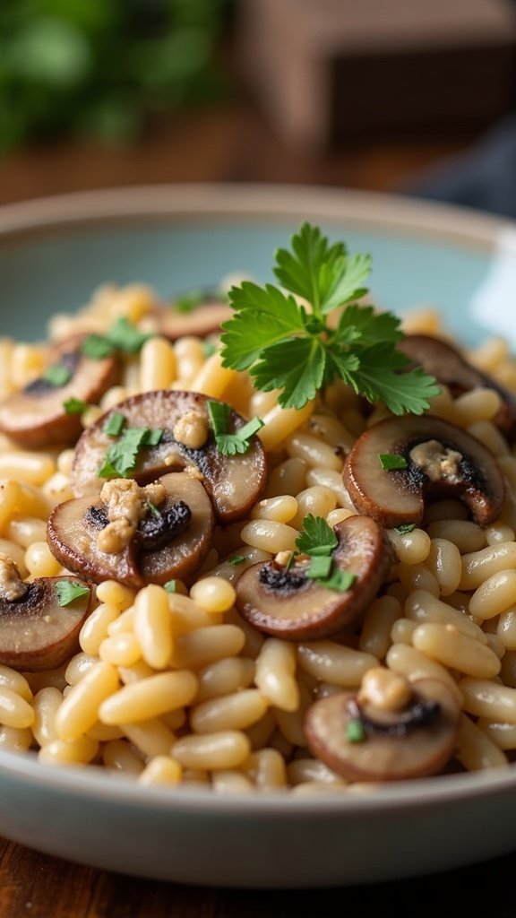 Savory Mushroom Risotto for Dinner