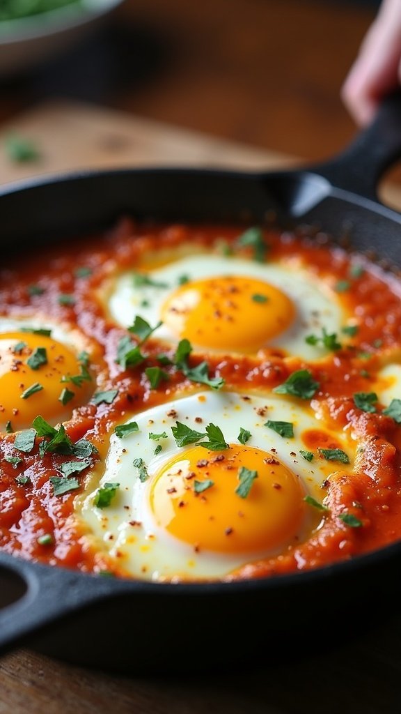 Shakshuka: Spiced Poached Eggs Delight