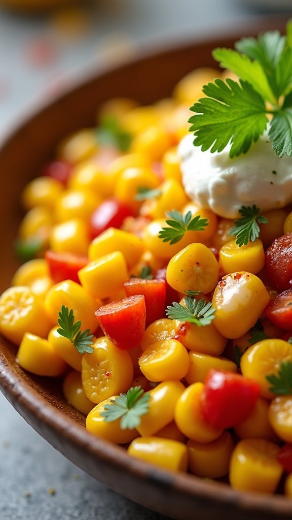 Spicy Mexican Street Corn Salad