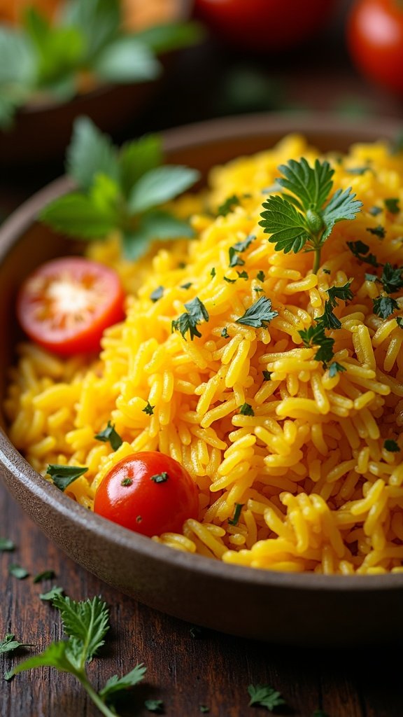 Spicy Saffron Rice for Summer Nights