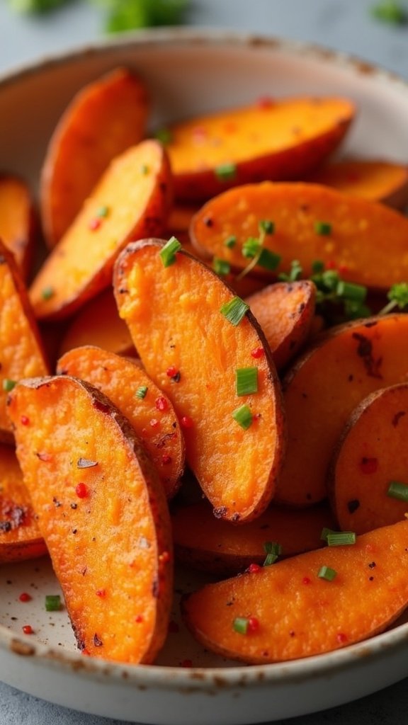 Spicy Sweet Potato Wedges