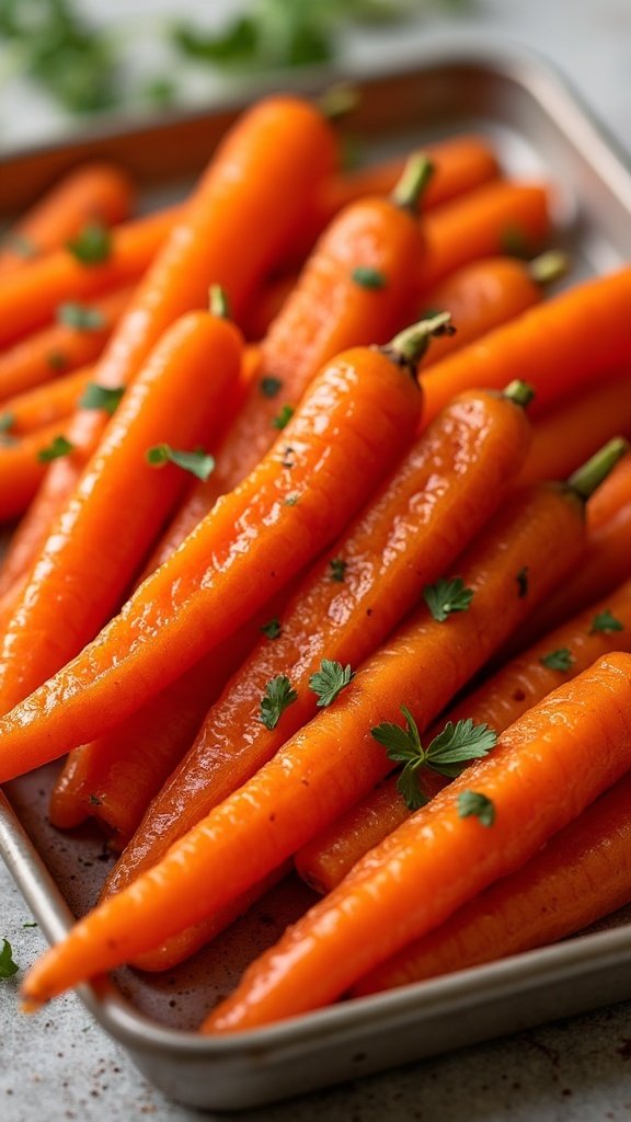 Sriracha Honey Glazed Carrots
