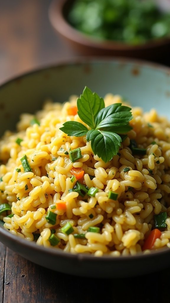 Vegan Thai Green Curry Rice