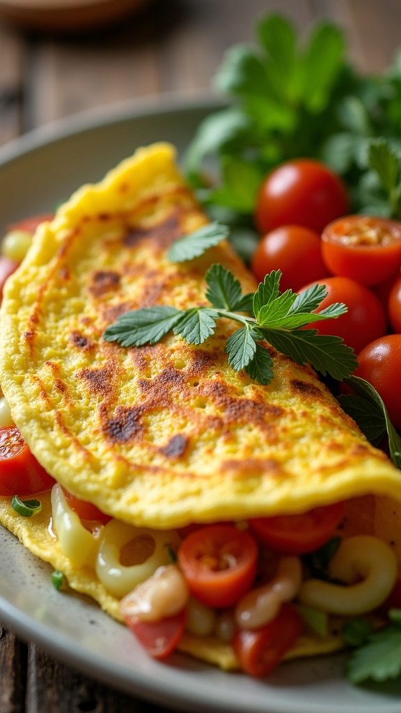 Veggie-Packed Omelette for Lunch