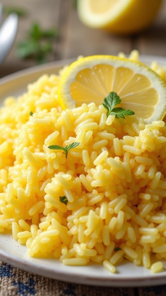 Zesty Lemon Rice for Summer Picnics