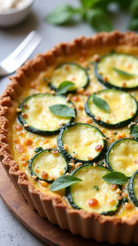 Zucchini Ricotta Quiche for Summer Days