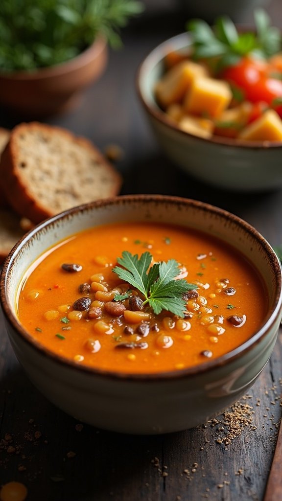 Hearty Lentil Soup Accompaniment