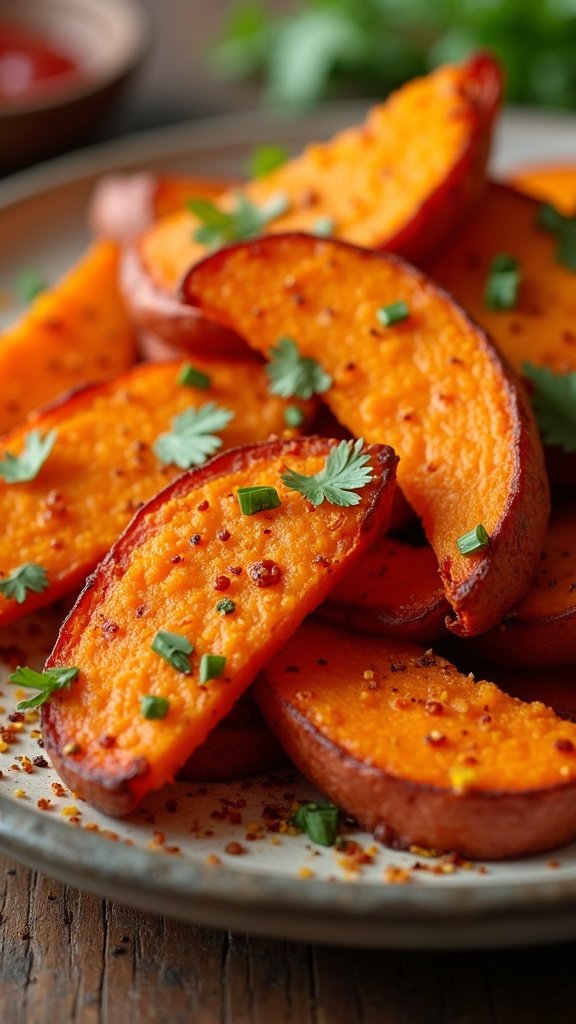Spicy Sweet Potato Wedges