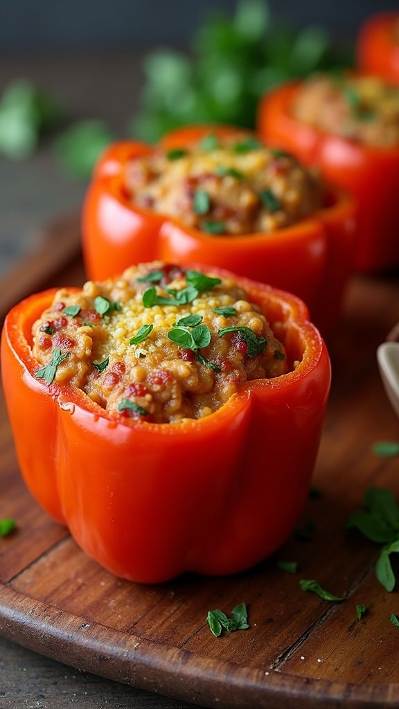 Vegan Stuffed Bell Peppers Feast