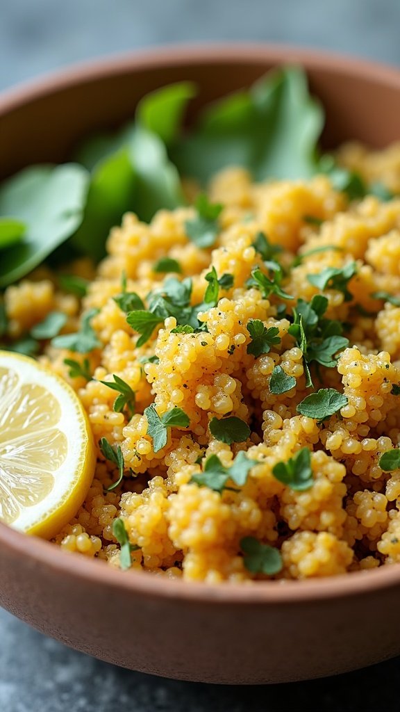 Zesty Lemon Herb Quinoa Bowl