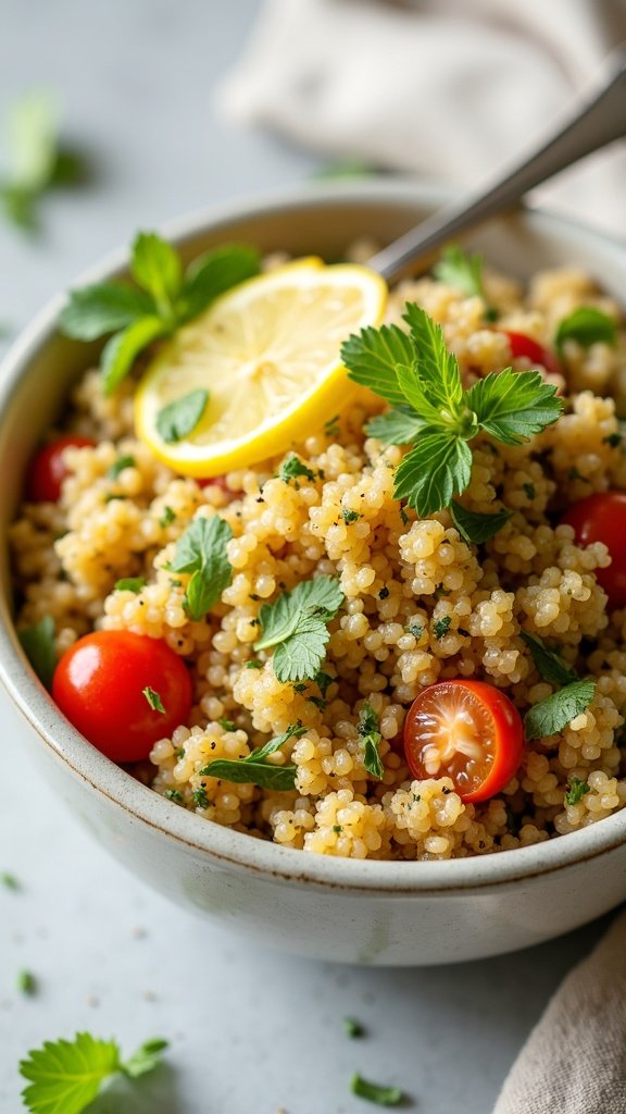 Zesty Quinoa Salad with Lemon