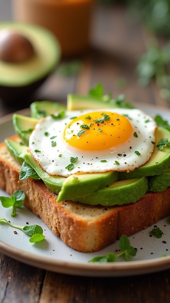 Avocado Egg Toast for Brunch