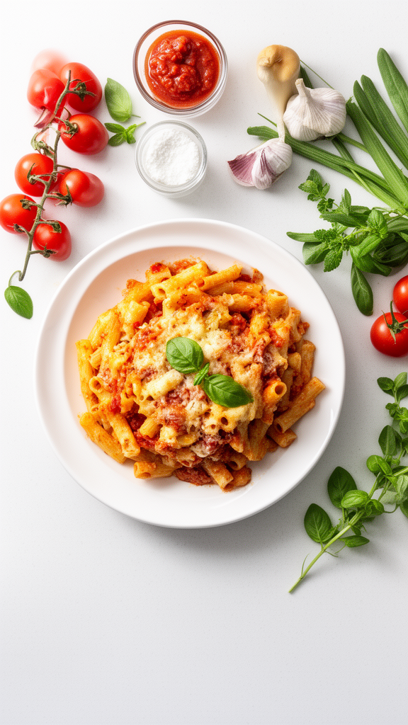 Kid-approved Baked Ziti Casserole