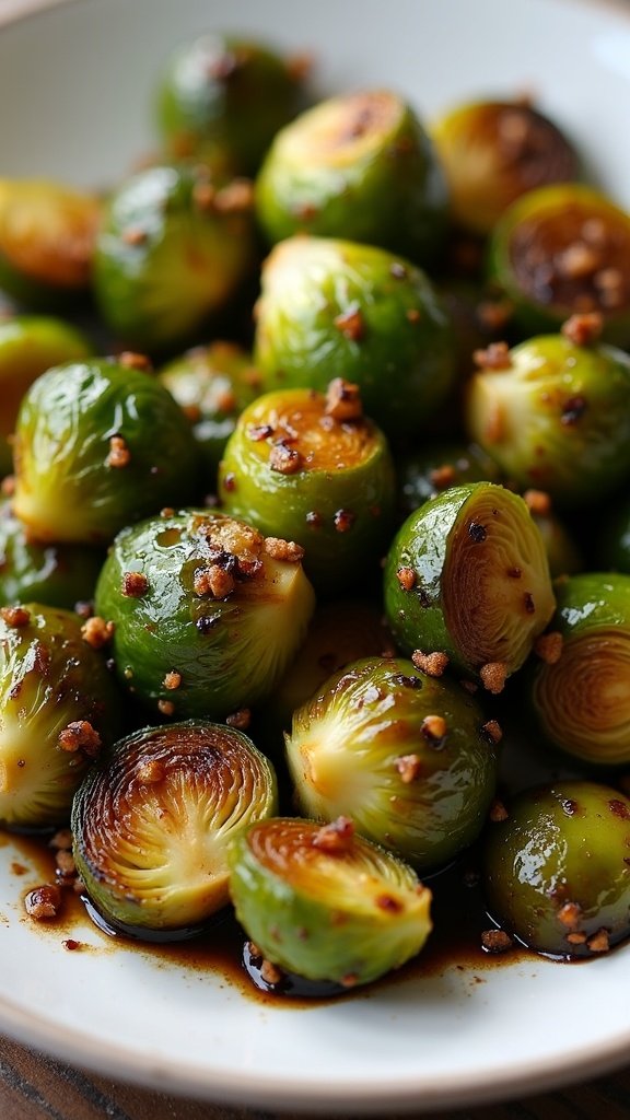 Balsamic Roasted Brussels Sprouts