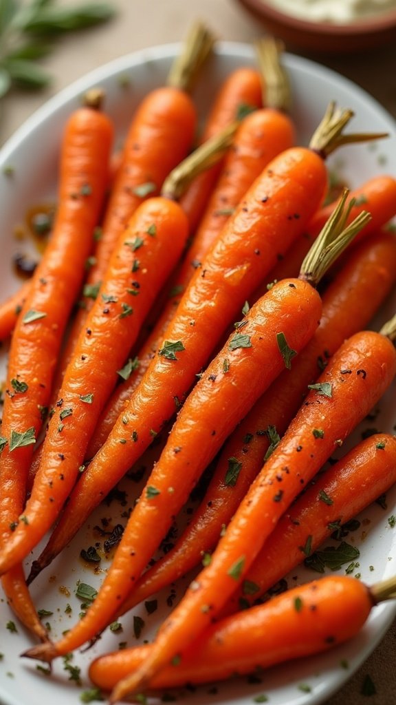 Buttery Sage Roasted Carrots