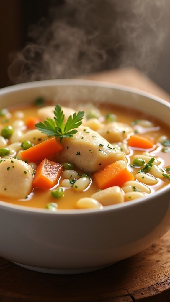 Cozy Chicken and Rice Soup