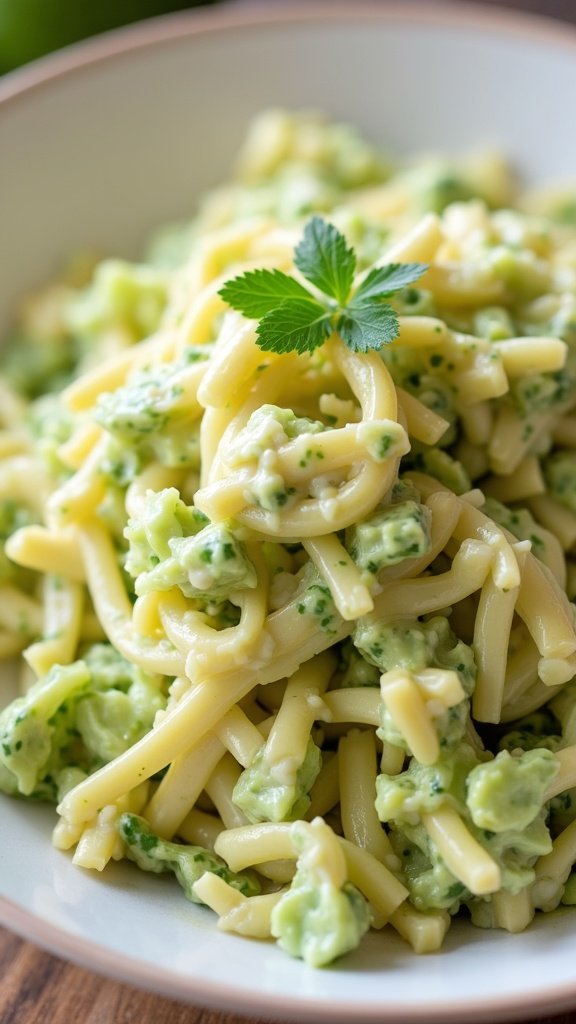 Creamy Avocado Lime Coleslaw