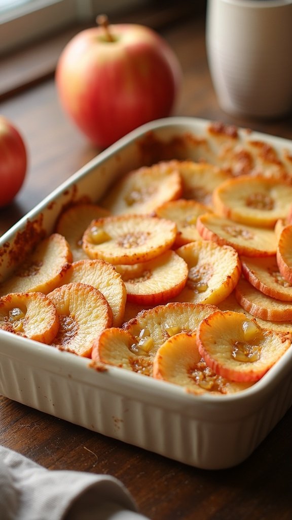 Crisp Apple Cinnamon Breakfast Bake
