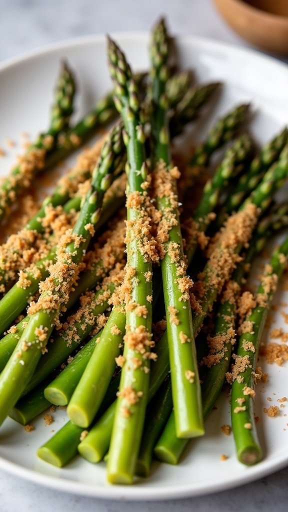 Crispy Parmesan Asparagus Spears