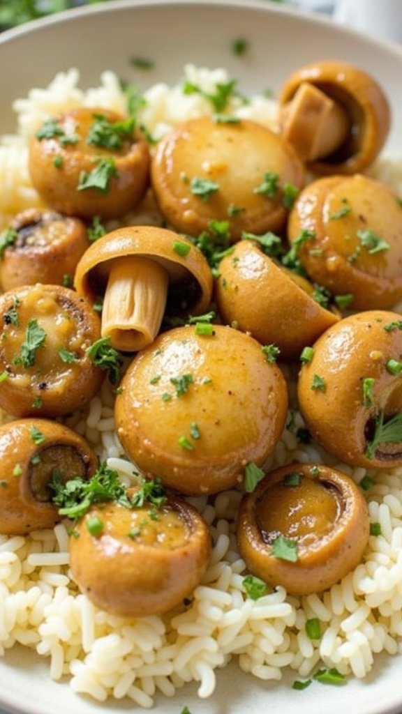 Garlic Butter Mushrooms: Easy Dinner Side