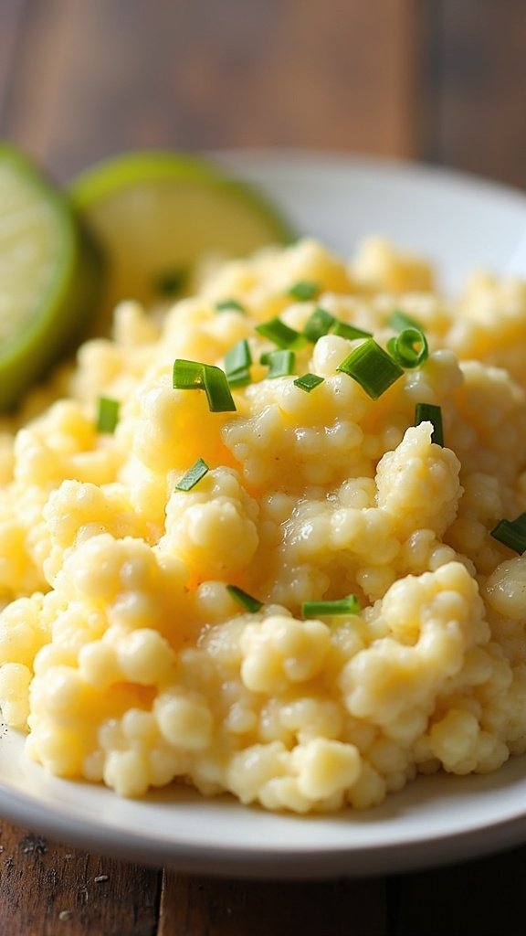 Garlic Mashed Cauliflower Comfort