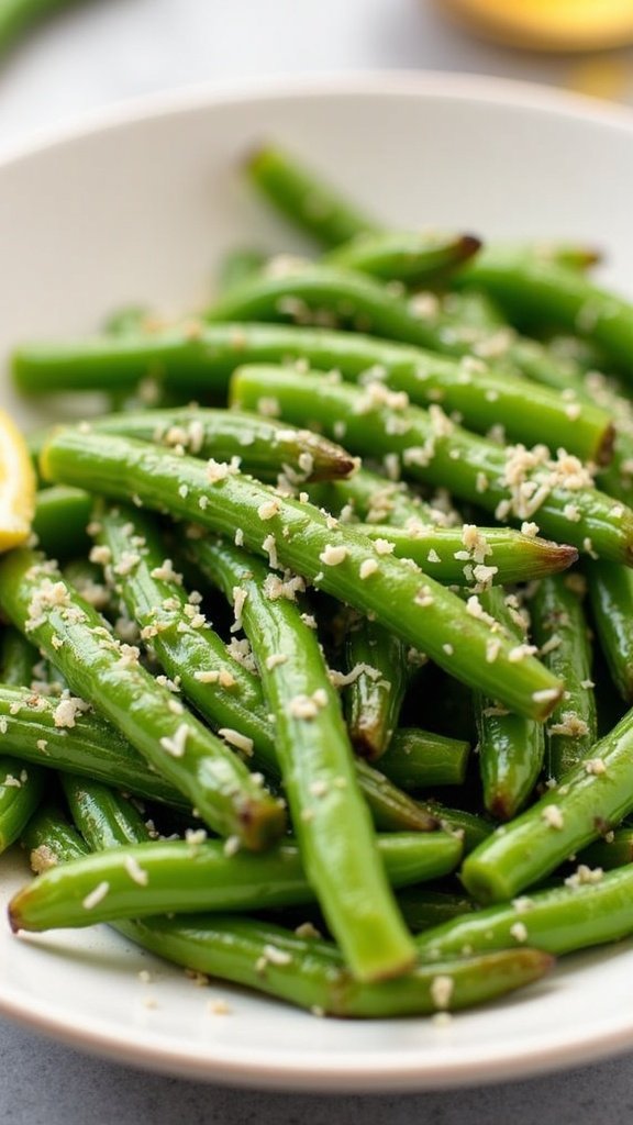 Garlic Parmesan Green Beans for Holidays