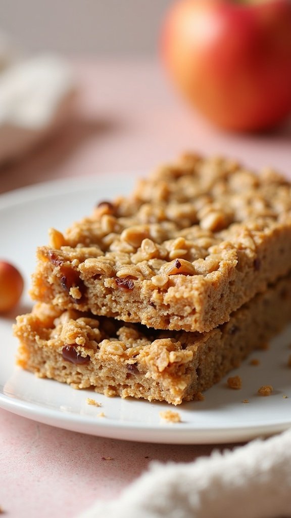 Gluten-Free Apple Oatmeal Bars