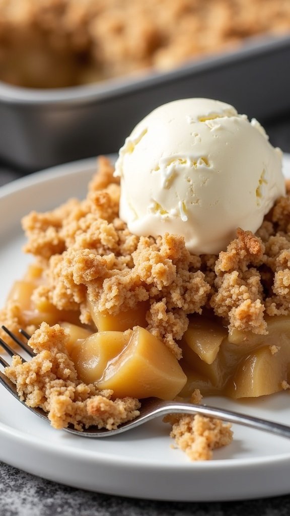 Keto-Friendly Apple Crumble