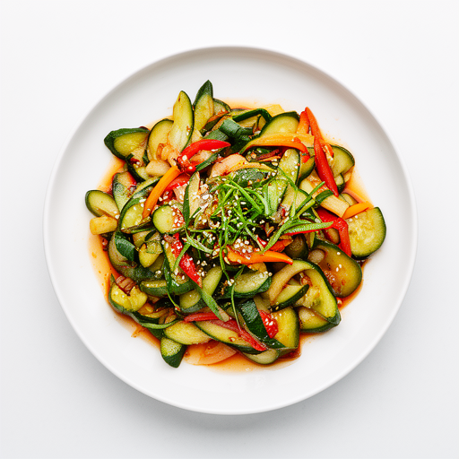 Spicy Korean Cucumber Salad