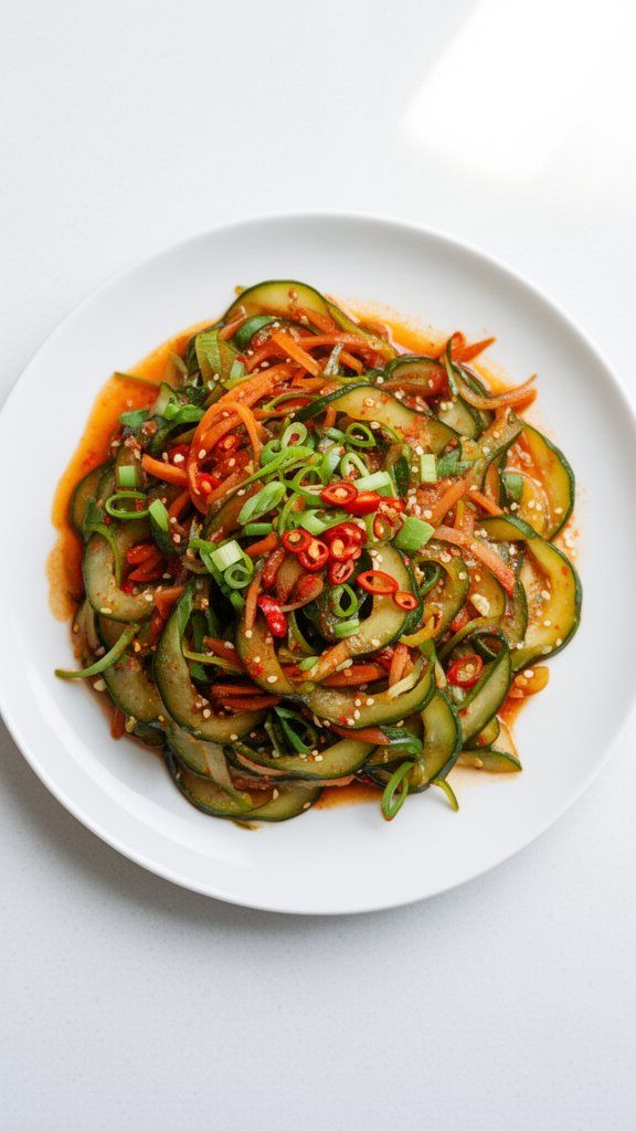 Spicy Korean Cucumber Salad
