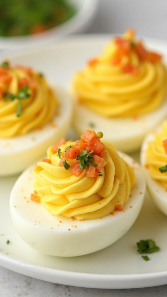 Low-Carb Deviled Eggs with a Twist
