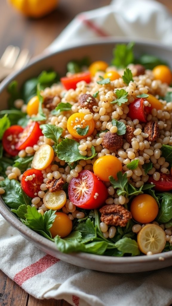 Nutty Wild Rice Autumn Salad