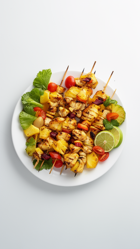 Grilled Pineapple Chicken Skewers