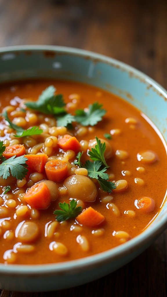 Protein-Packed Lentil and Rice Soup
