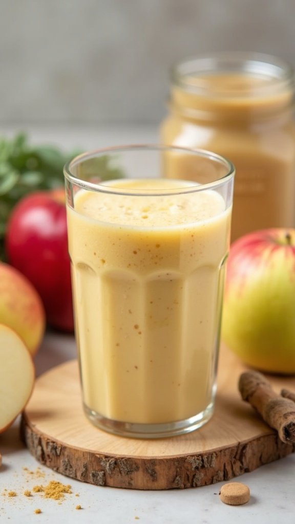 Quick Apple Ginger Smoothie