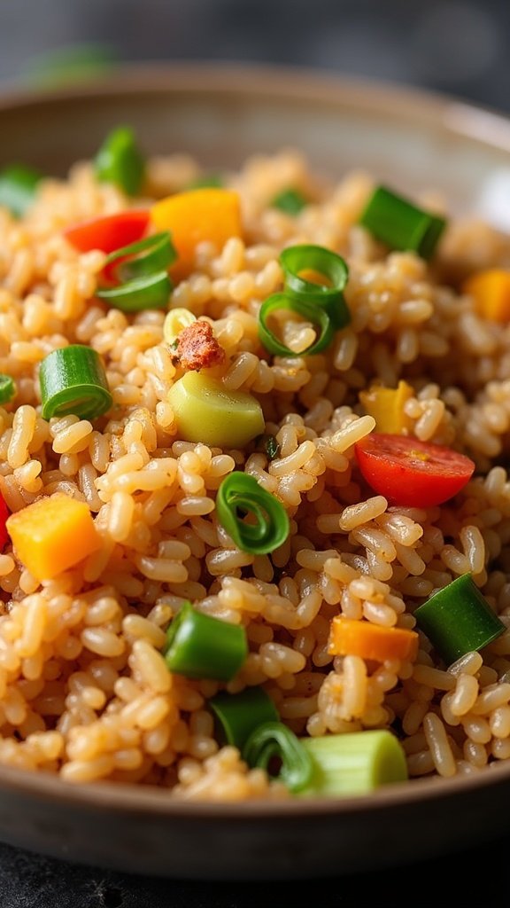 Quick Fried Rice with Leftover Vegetables