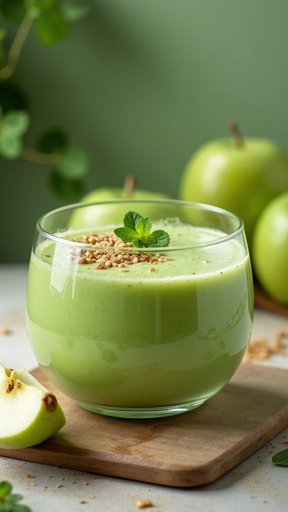 Refreshing Green Apple Smoothie Bowl