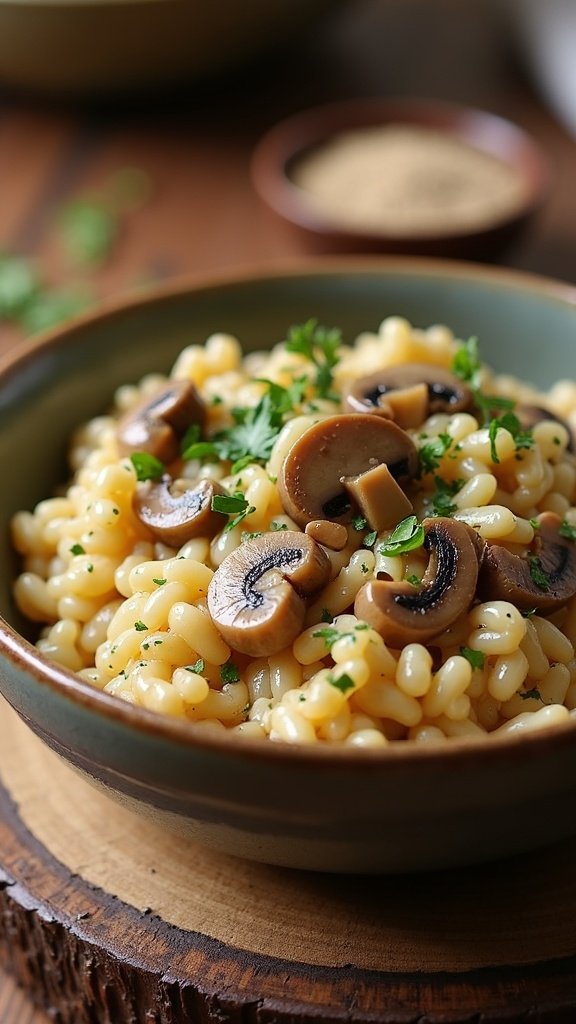 Savory Mushroom Risotto: Comfort in a Bowl