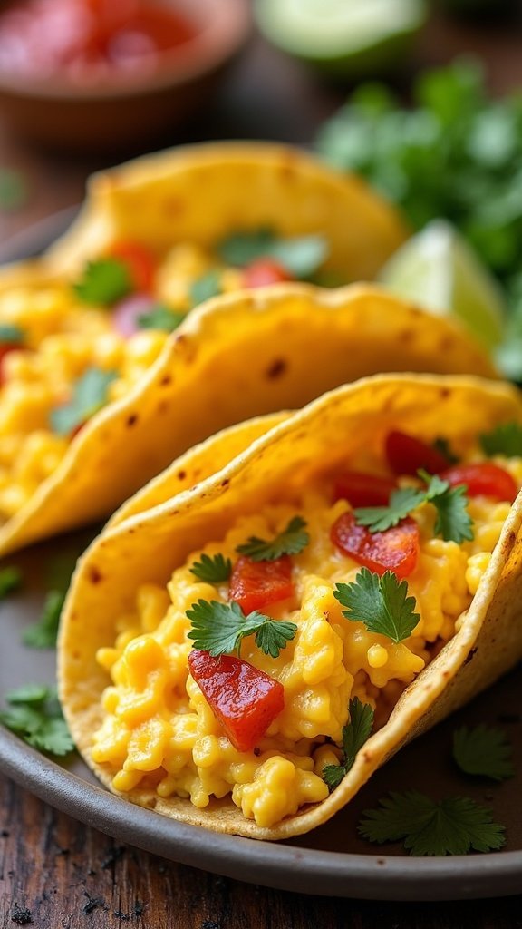Scrambled Egg Breakfast Tacos