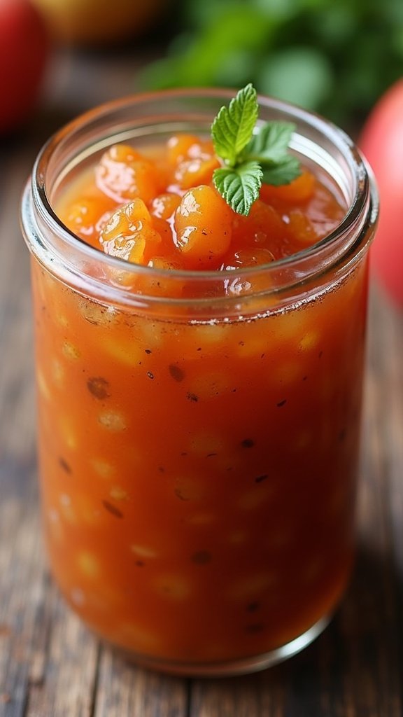 Spicy Apple Chutney for BBQs