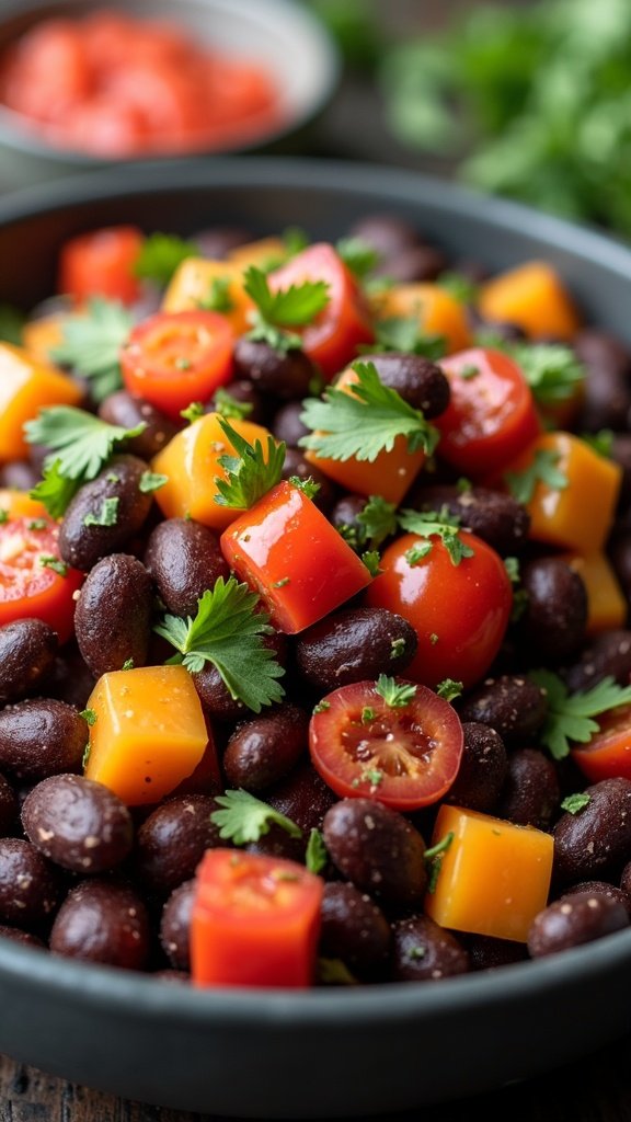 Spicy Black Bean Salad Bowl