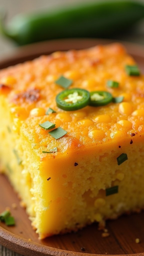 Spicy Cornbread with Jalapeños