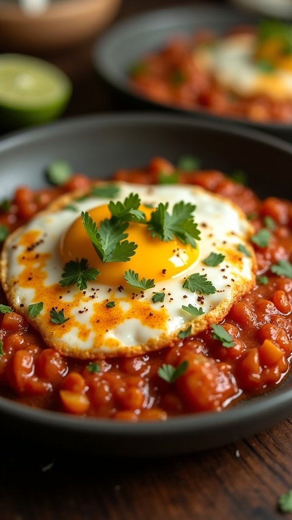 Spicy Huevos Rancheros Fiesta